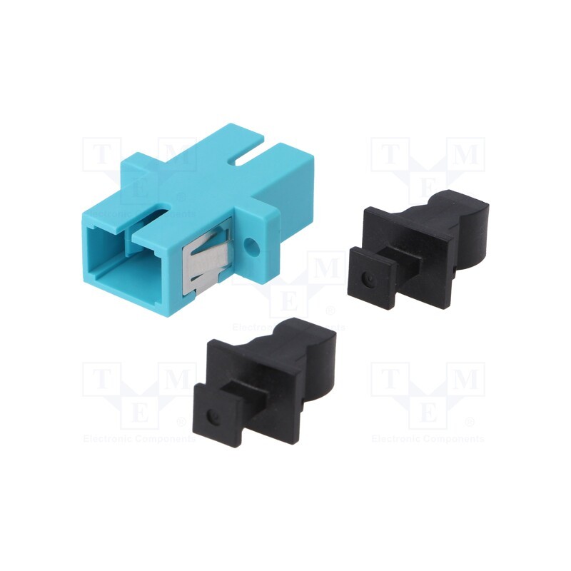 10 pcs : A101-SC-SX-1163 - Connector: fiber optic, socket,coupler, simplex,multi mode (MM)
