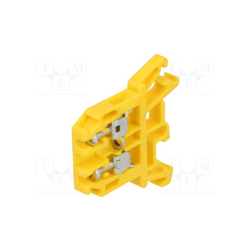 10 pcs : A11-0071 - Splice terminal: rail, 0.5÷2.5mm2, ways: 1, terminals: 2, yellow