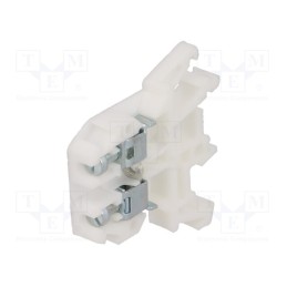 10 pcs : A11-0102 - Splice terminal: rail, 0.5÷4mm2, ways: 1, terminals: 2, white, 690V