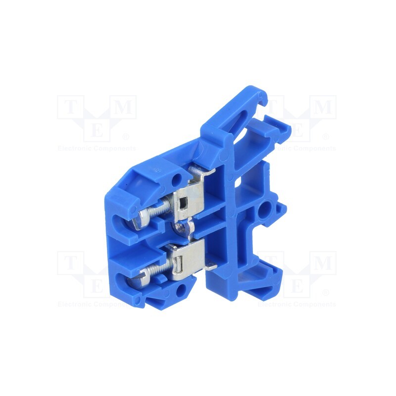 10 pcs : A11-0106 - Splice terminal: rail, 0.5÷4mm2, ways: 1, terminals: 2, blue, 690V