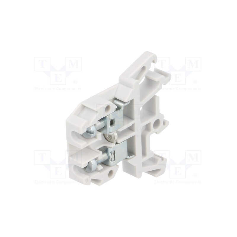 10 pcs : A11-0108 - Splice terminal: rail, 0.5÷4mm2, ways: 1, terminals: 2, grey, 690V