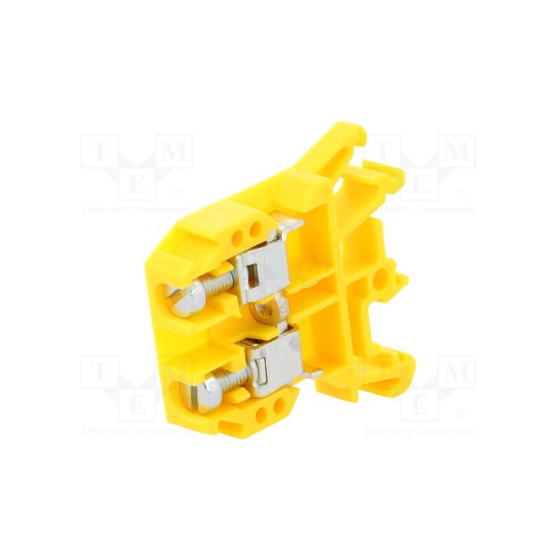 10 pcs : A11-0201 - Splice terminal: rail, 0.5÷10mm2, ways: 1, terminals: 2, yellow