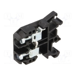 10 pcs : A11-0203 - Splice terminal: rail, 0.5÷10mm2, ways: 1, terminals: 2, black, 690V