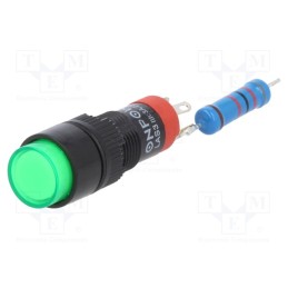 10 pcs : LAS3Y-11/230/G - Switch: push-button, Pos: 2, SPDT, 0.5A/250VAC, 1A/24VDC, ON-(ON)