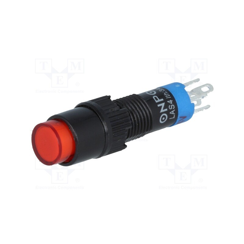 10 pcs : LAS4Y-11/24/R - Switch: push-button, Pos: 2, SPDT, 0.5A/250VAC, 1A/24VDC, ON-(ON)