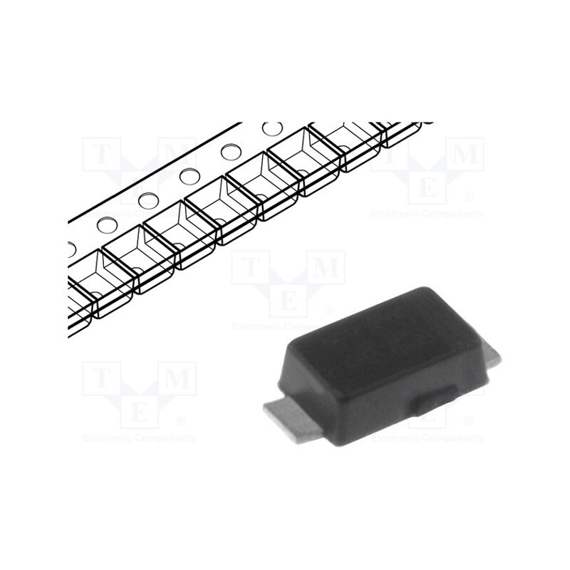 20 pcs : SMF14B - Diode: TVS, 200W, 16÷16.8V, 20A, unidirectional, ±2%, SMF,