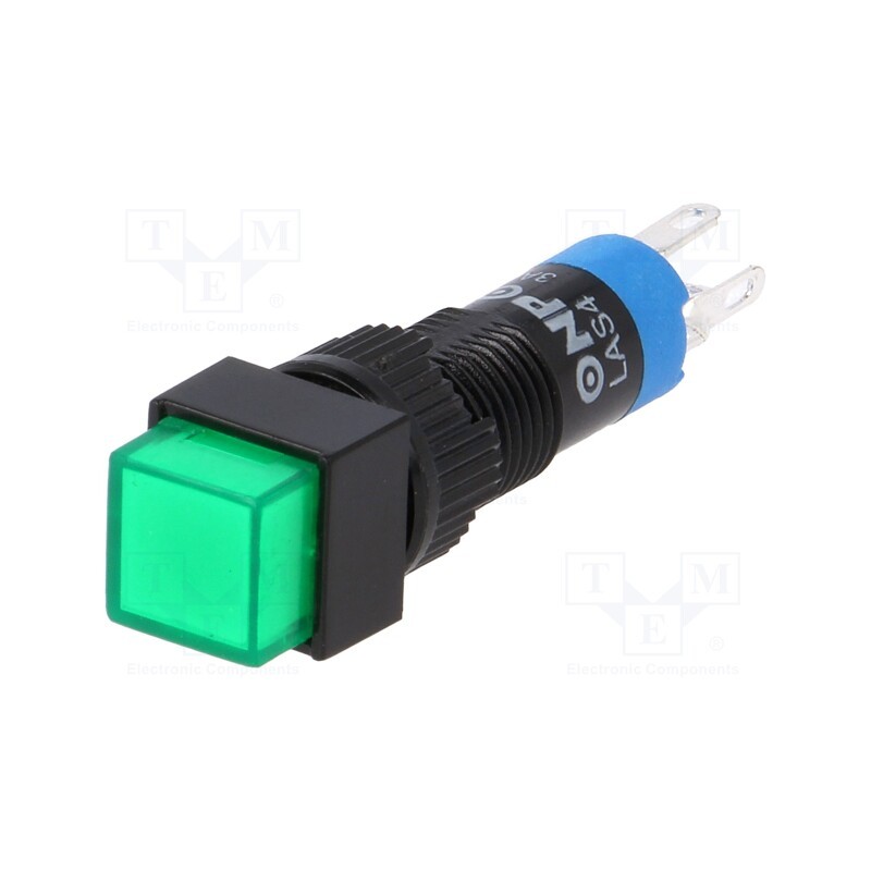 10 pcs : LAS4F-11/24/G - Switch: push-button, Pos: 2, SPDT, 0.5A/250VAC, 1A/24VDC, ON-(ON)