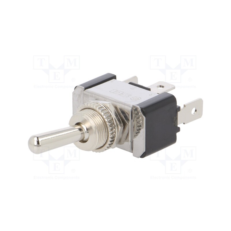 10 pcs : R13-7-01-HWR - Switch: toggle, Pos: 3, SP3T, ON-OFF-ON, 20A/12VDC, 0÷65°C, 50mΩ