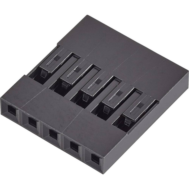 20 pcs - Amphenol Communications Solutions, 67954 Female Crimp Connector Housing, 2.54mm Pitch, 2 Way, 1 Row Vertical