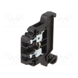 10 pcs : A11-8103 - Splice terminal: rail, 0.5÷2.5mm2, ways: 1, terminals: 2, black