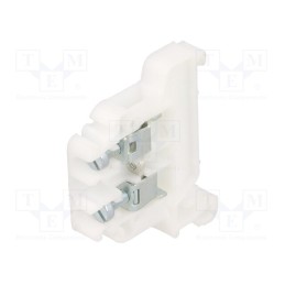 10 pcs : A11-8202 - Splice terminal: rail, 0.5÷4mm2, ways: 1, terminals: 2, white, TS35