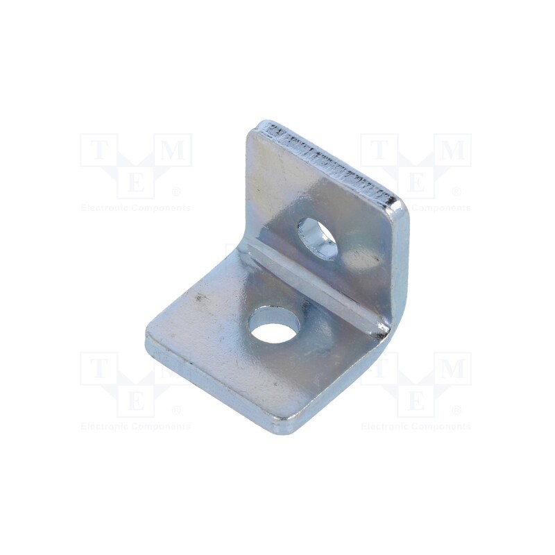 10 pcs : GN 967-20-20-L-2-ZB - Angle bracket, for profiles, W: 20mm, H: 20mm, L: 20mm, steel, steel