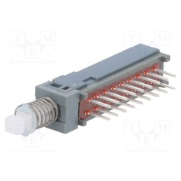 10 pcs : PBH6UEENAGX - Switch: push-button, Pos: 2, 6PDT, 0.1A/30VDC, ON-ON, THT