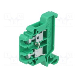 10 pcs : A11-8205 - Splice terminal: rail, 0.5÷4mm2, ways: 1, terminals: 2, green, TS35