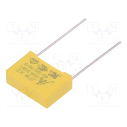 50 pcs : JFW-100N/310-P15 - Capacitor: polypropylene, 100nF, 18x12x6mm, THT, ±10%, 15mm, 310VAC