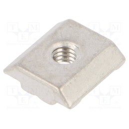 10 pcs : 096484E - Nut, for profiles, Width of the groove: 6mm, stainless steel