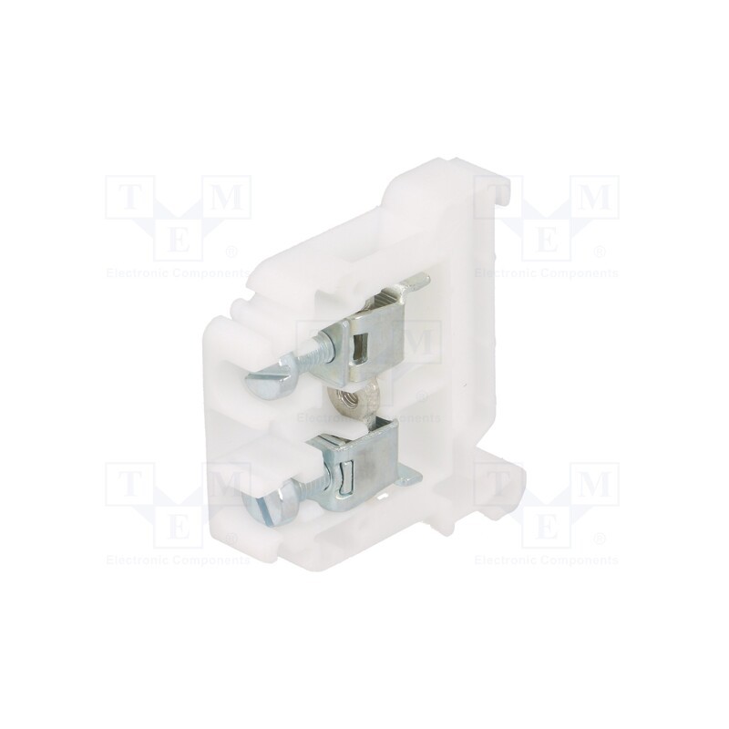 10 pcs : A11-8302 - Splice terminal: rail, 0.5÷10mm2, ways: 1, terminals: 2, white, TS35