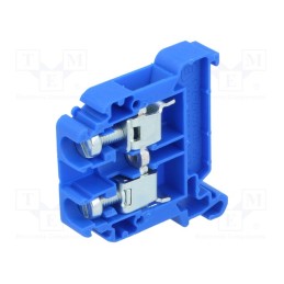 10 pcs : A11-8306 - Splice terminal: rail, 0.5÷10mm2, ways: 1, terminals: 2, blue, TS35