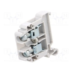 10 pcs : A11-8308 - Splice terminal: rail, 0.5÷10mm2, ways: 1, terminals: 2, grey, TS35
