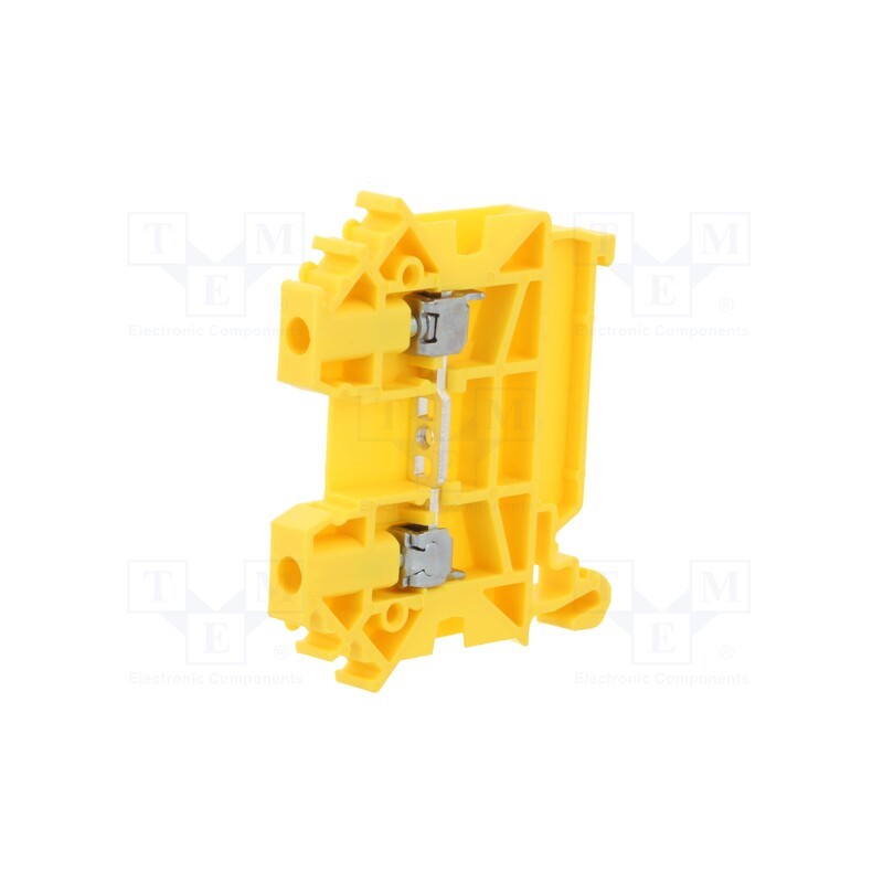 10 pcs : A11-A131 - Splice terminal: rail, 0.5÷4mm2, ways: 1, terminals: 2, yellow, TS35