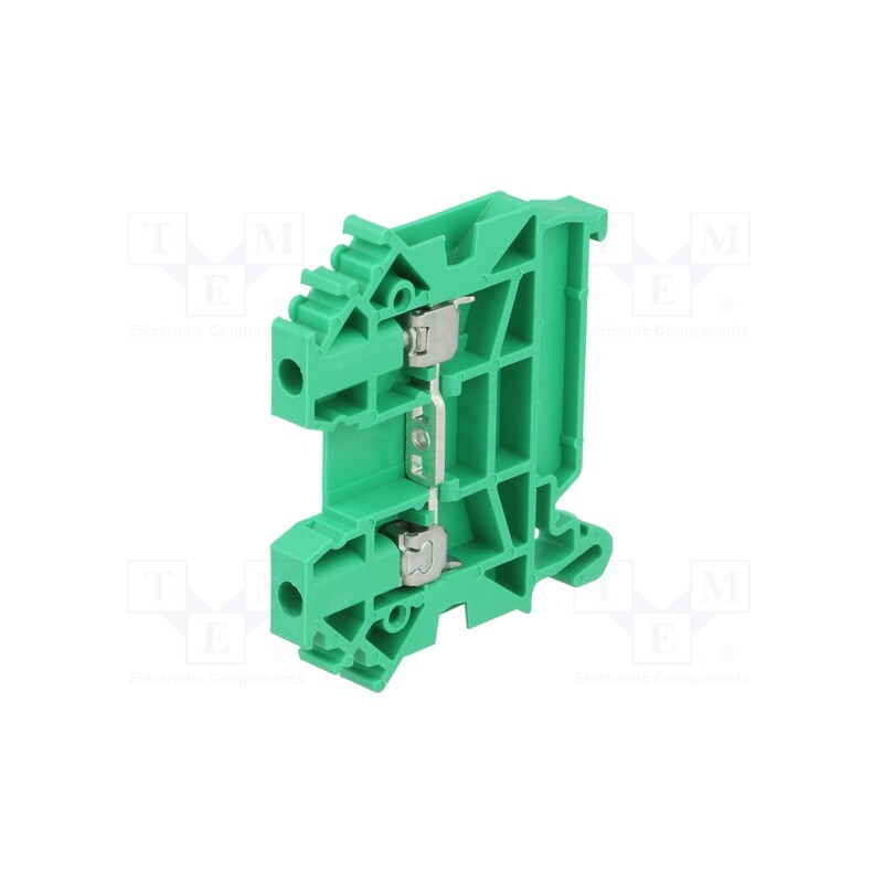 10 pcs : A11-A135 - Splice terminal: rail, 0.5÷4mm2, ways: 1, terminals: 2, green, TS35