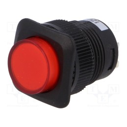 10 pcs : R13-508BL-05-BR-L-1 - Switch: push-button, Pos: 2, SPST-NO, 1.5A/250VAC, OFF-ON, red