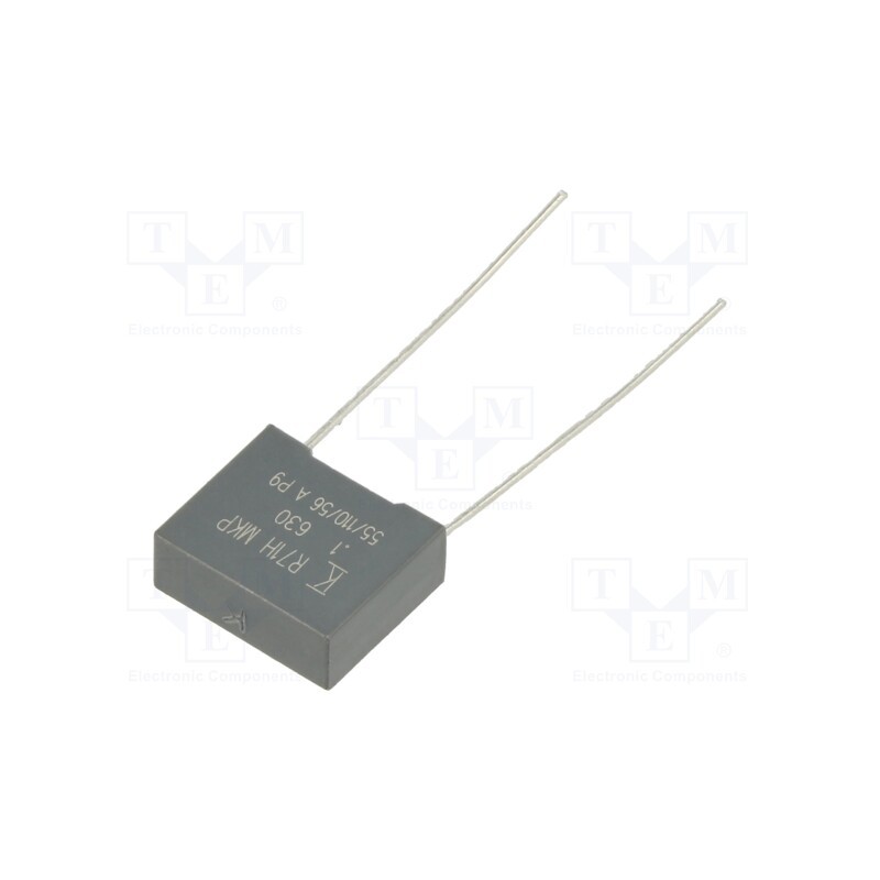 20 pcs : R71PF310050H6K - Capacitor: polypropylene, 100nF, 13x11x5mm, THT, ±10%, 10mm, 630VDC