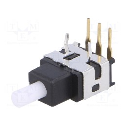 10 pcs : SP-12SH - Switch: push-button, Pos: 2, 0.4A/28VAC, 0.4A/28VDC, 500MΩ, 2.54mm