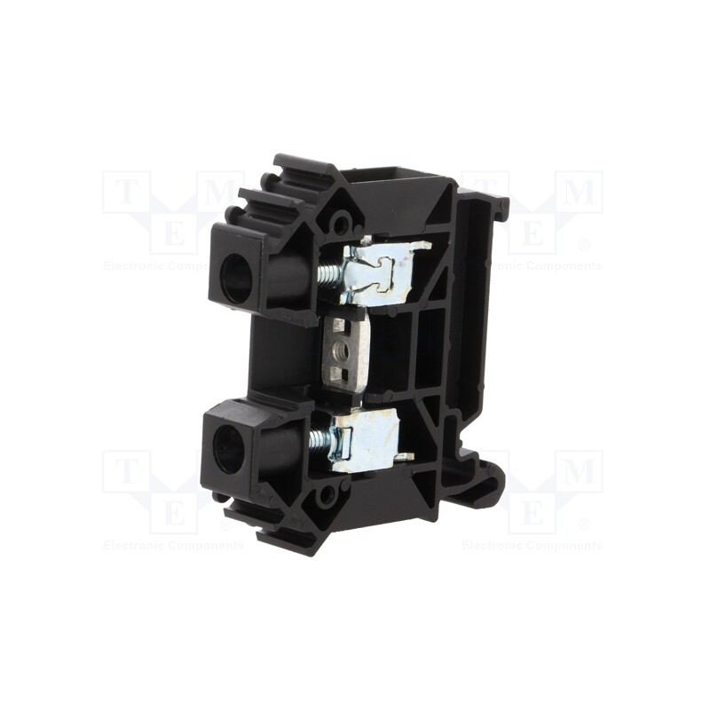 10 pcs : A11-A433 - Splice terminal: rail, 0.5÷16mm2, ways: 1, terminals: 2, black, TS35