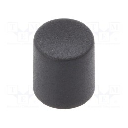 10 pcs : CP3400 - Knob: slider, black, Ø8.2x8.9mm, polyamide, Mounting: push-in