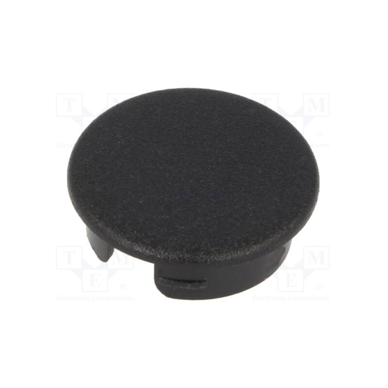 10 pcs : A4120000 - Cap, ABS, black, push-in, round, A2520,A2620