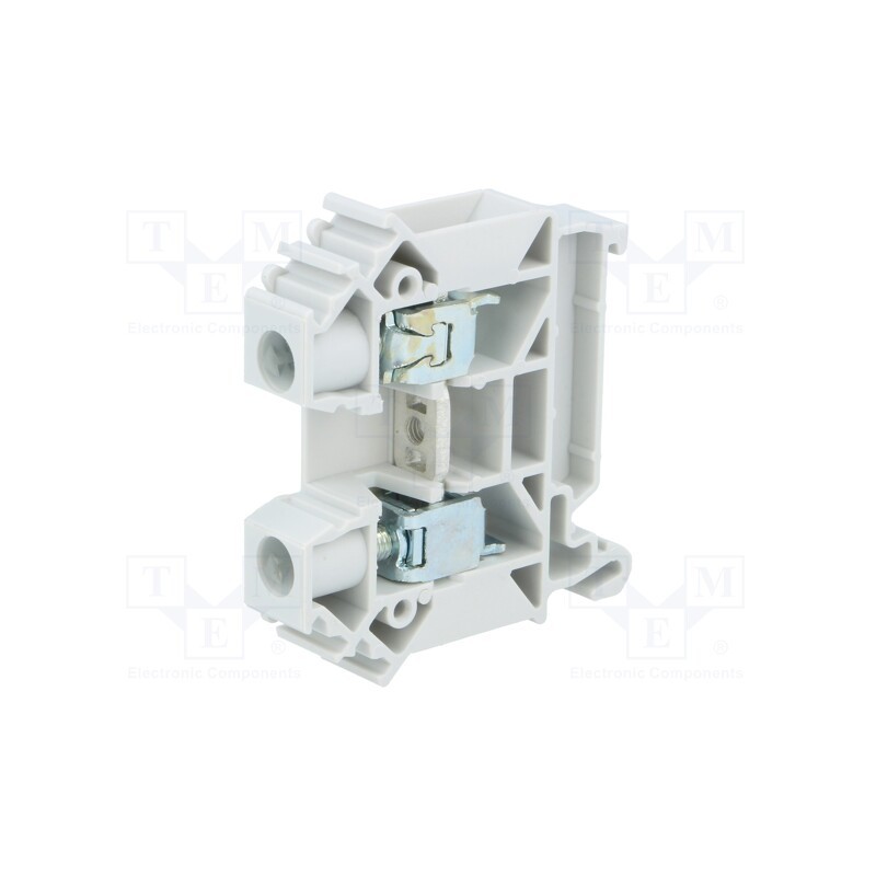 10 pcs : A11-A438 - Splice terminal: rail, 0.5÷16mm2, ways: 1, terminals: 2, grey, TS35