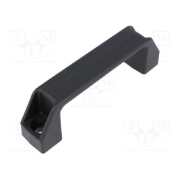 10 pcs : M.443/140-8-N-CH - Handle, technopolymer PP, black, H: 41mm, L: 137mm, W: 26mm, F2: 1.5kN