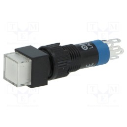 10 pcs : LAS4F-11/24/W - Switch: push-button, Pos: 2, SPDT, 0.5A/250VAC, 1A/24VDC, ON-(ON)