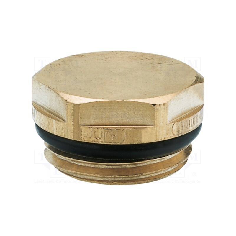 10 pcs : 2 506 1200 00 - Hexagon head screw plug, with seal, Mat: brass