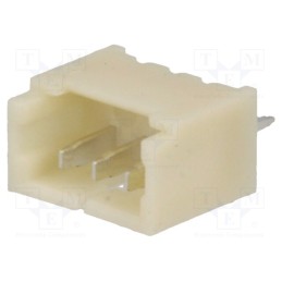 50 pcs : A1250WV-3P - Socket, wire-board, male, 1.25mm, PIN: 3, THT, 125V, 1A, tinned