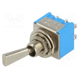 10 pcs : TSM-203-F1 - Switch: toggle, Pos: 3, DP3T, ON-OFF-ON, 3A/250VAC, -25÷85°C, 20mΩ