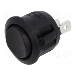 10 pcs : RA1-1F-AC-2-B - ROCKER, SP3T, Pos: 3, ON-OFF-ON, 10A/250VAC, black, none, Body: black
