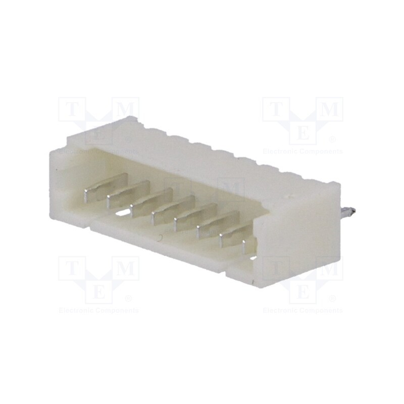 20 pcs : A1250WV-8P - Socket, wire-board, male, 1.25mm, PIN: 8, THT, 125V, 1A, tinned
