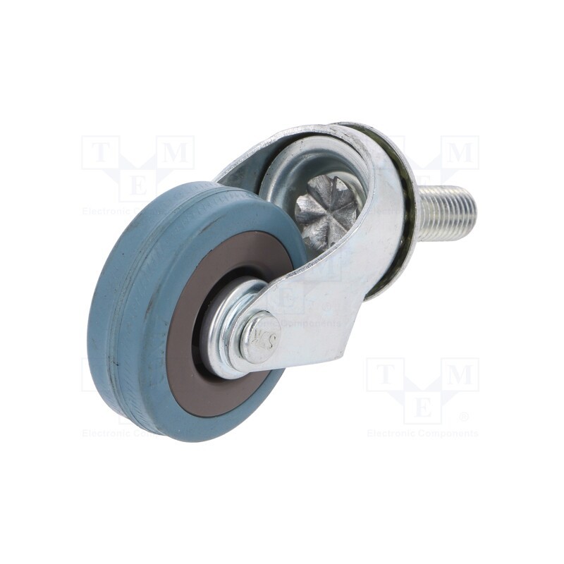 10 pcs : CKLA-PG 50S - Transport wheel, Ø: 50mm, W: 17mm, H: 69mm, torsional,with lever