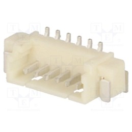 20 pcs : A1250WV-S-6P - Socket, wire-board, male, 1.25mm, PIN: 6, SMT, 125V, 1A, tinned