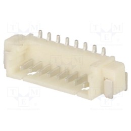 20 pcs : A1250WV-S-8P - Socket, wire-board, male, 1.25mm, PIN: 8, SMT, 125V, 1A, tinned