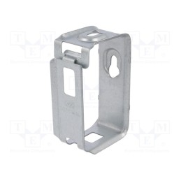 10 pcs : 2031 M 30 FS - Holder, Cable P-clips, W: 33mm, steel, L: 50mm, H: 85mm