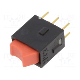 10 pcs : GW12RCP - ROCKER, SPDT, Pos: 2, ON-ON, 0.1A/28VAC, 0.1A/28VDC, red, none, THT