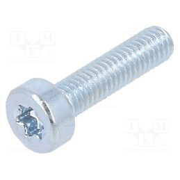 500 pcs : 1145959 - Screw, M3x12, 0.5, Head: cheese head, Torx®, TX10, steel, zinc
