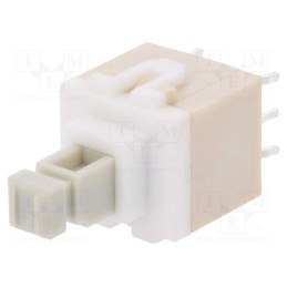 10 pcs : PVA2 OA H1 1.7N SNA V2 - Switch: keypad, Pos: 2, DPDT, 0.1A/32VDC, white, none, THT, 1.7N, PVA