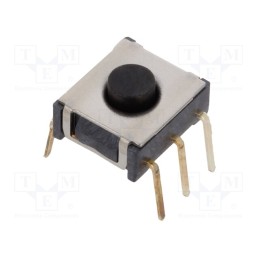 10 pcs : TME 1 - Microswitch TACT, SPST-NC, Pos: 2, 0.05A/48VDC, PCB,THT, none, 2N