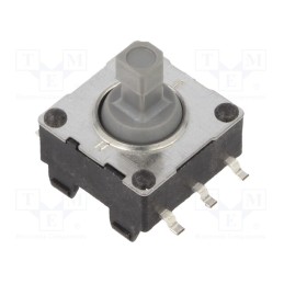 10 pcs : TSSJ 30 - Microswitch TACT, SPST-NO, Pos: 2, 0.02A/15VDC, SMD, none, 1.6N
