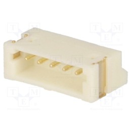 10 pcs : A1500WR-S-5P - Socket, wire-board, male, 1.5mm, PIN: 5, SMT, 100V, 1A, tinned, 20mΩ