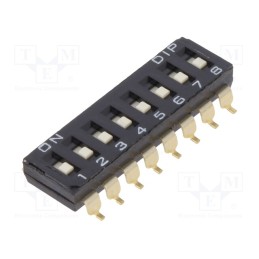 10 pcs : SBS 1008 - Switch: DIP-SWITCH, OFF-ON, 0.025A/24VDC, Pos: 2, -40÷85°C, SMD